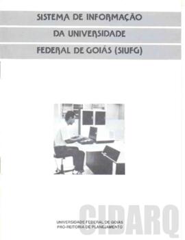Projeto do Sistema de informação da UFG de 1990 
