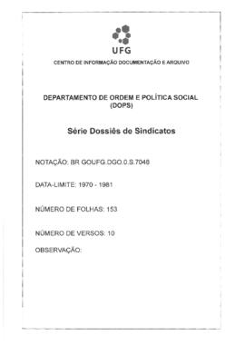 Sindicato dos Condutores de Veículos Rodoviários do Estado de Goiás - GO