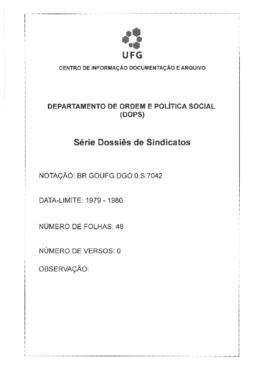 Sindicato da Associação Profissional dos Economistas do Estado De Goiás - GO
