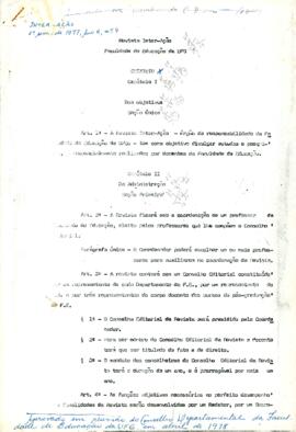 Estatuto Inter-ação FE-UFG