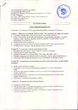 Estrutura e Funcionamento do Ensino de 1º e 2º Grau