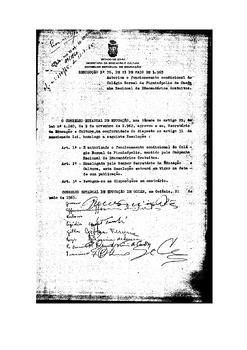Resolução n. 70 de 21 de maio de 1965 : Autoriza o funcionamento condicional do Colégio Normal de...