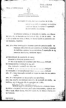 Resolução n. 690 de 05 de nov. de 1971 : Autoriza o Colégio Estadual de Goiânia a cobrar taxas re...