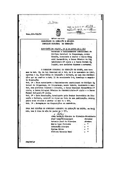 Resolução n. 794 : Autoriza o funcionamento condicional do Colégio Estadual de Itapuranga, neste ...