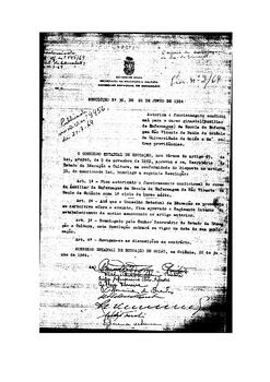 Resolução n. 36 de 26 de jun. de 1964 : Autoriza o funcionamento condicional para o curso ginasia...