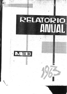 Relatório anual do MEB - 1963.