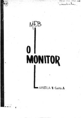 MEB: O Monitor - Série A - Apostila 4.